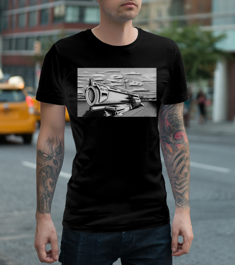 Pointer TheI Futuristic Rocket T-Shirt
