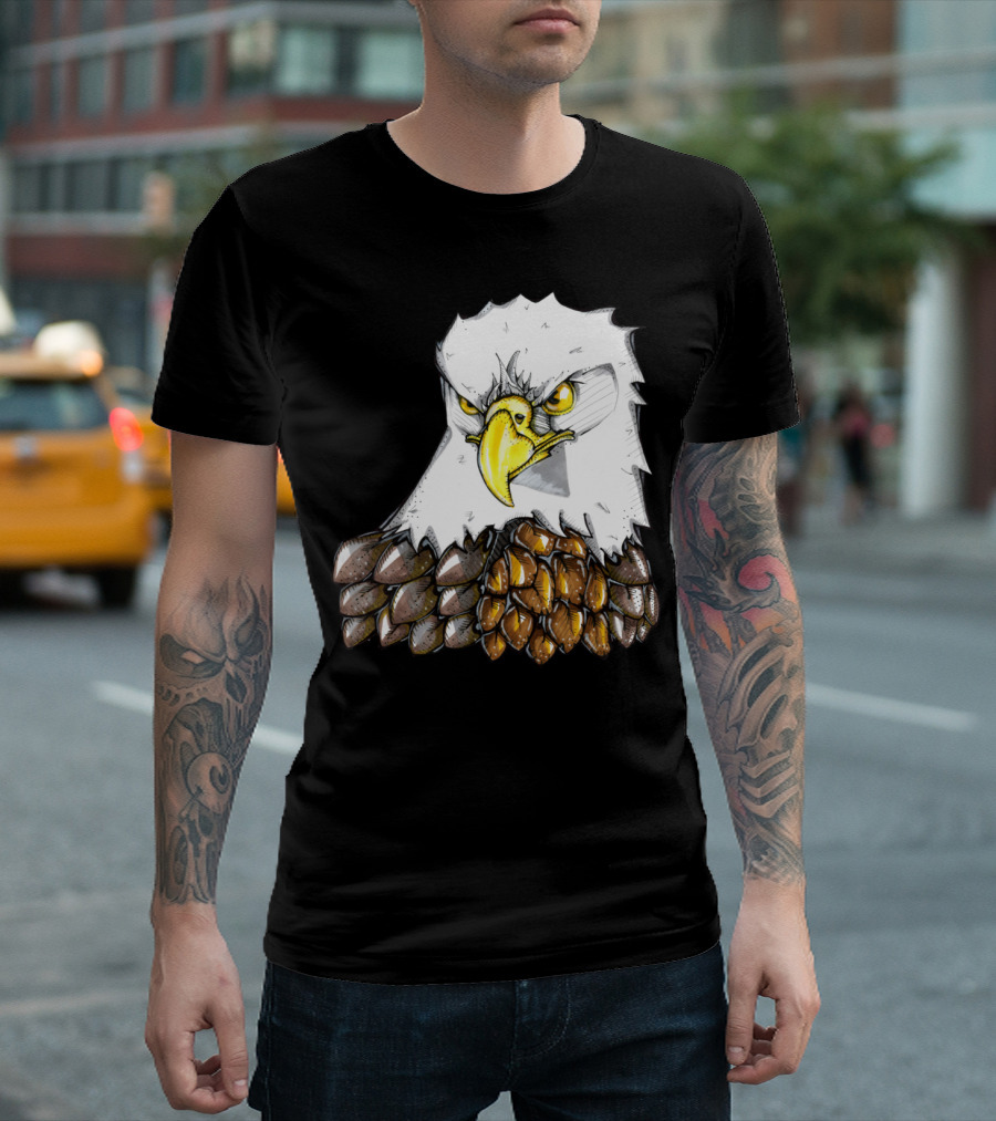 Maverick The Bald Eagle Bold Fierce Artistic T-Shirt