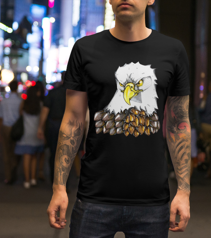 Maverick The Bald Eagle Bold Fierce Artistic T-Shirt