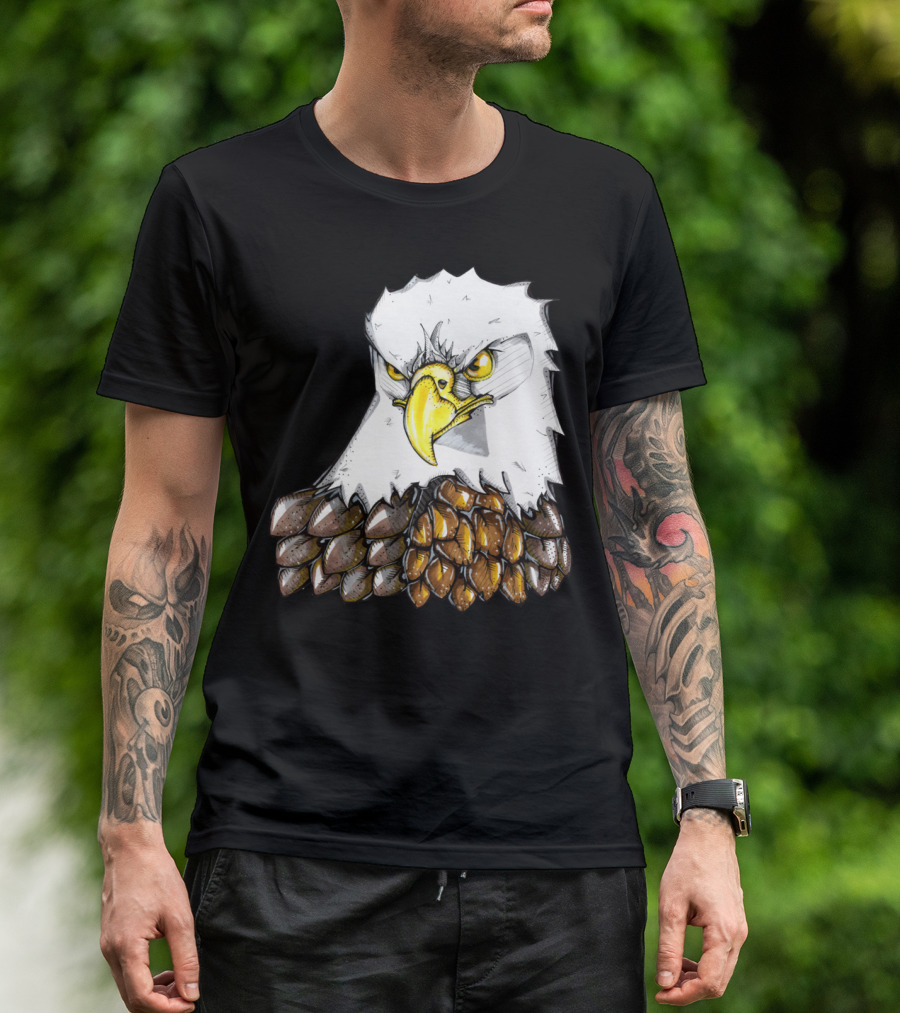 Maverick The Bald Eagle Bold Fierce Artistic T-Shirt