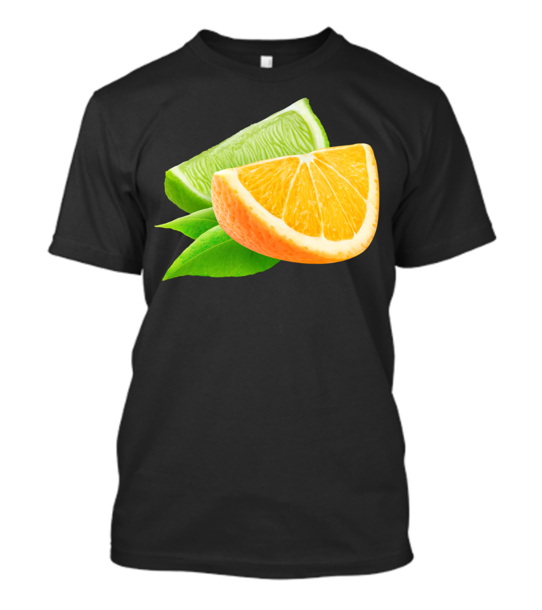 Orange And Lime Slice Vibrant Fresh Mix T-Shirt