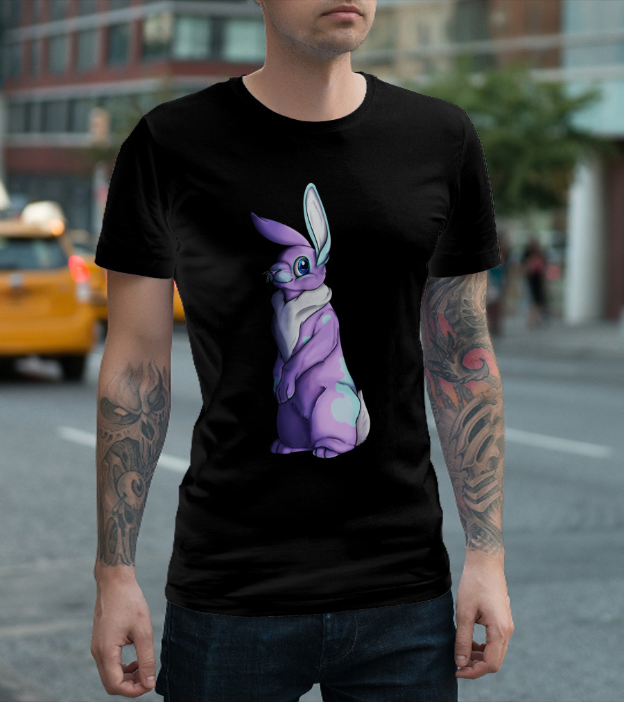Cosmo Hears You Purple And Blue Rabbit T-Shirt