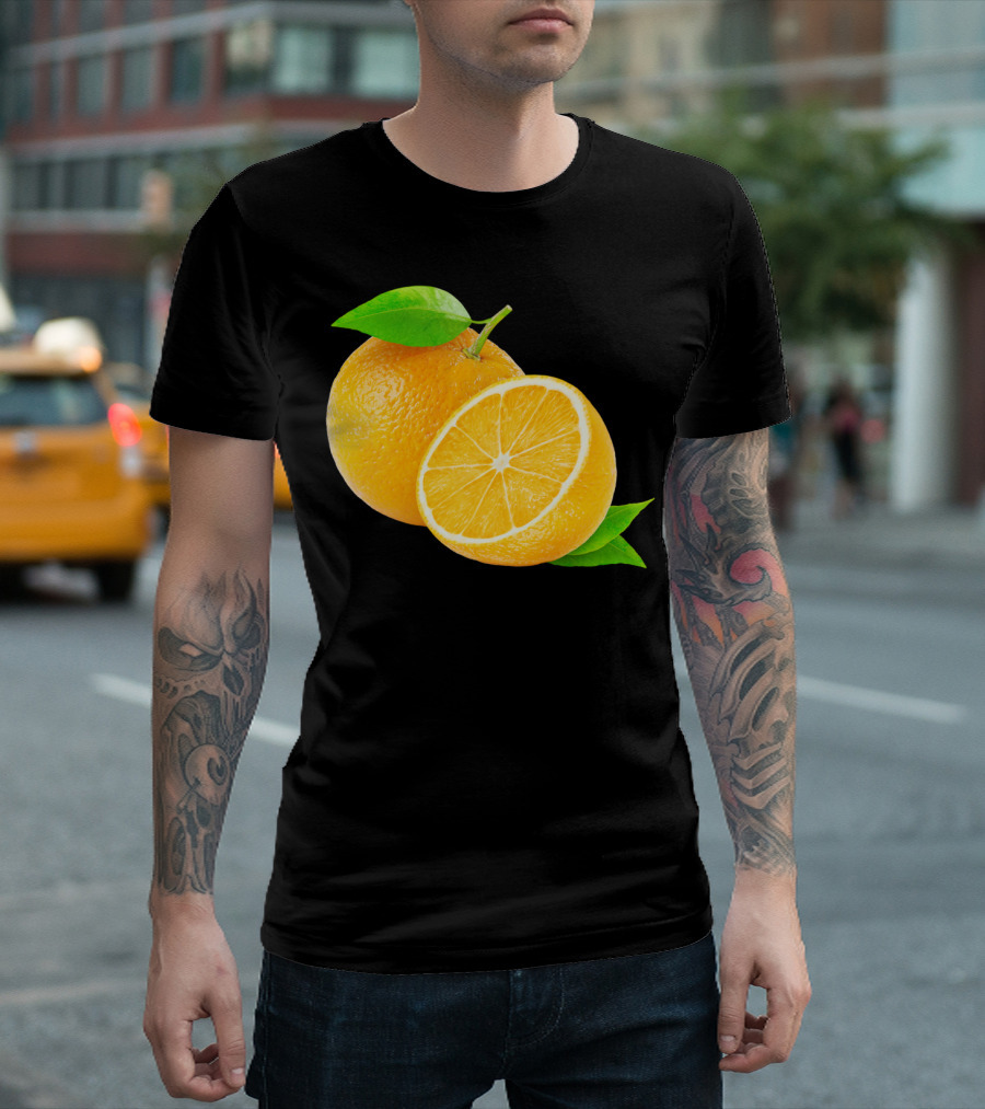 Orange Fruits Sti Fresh Citrus Duo T-Shirt