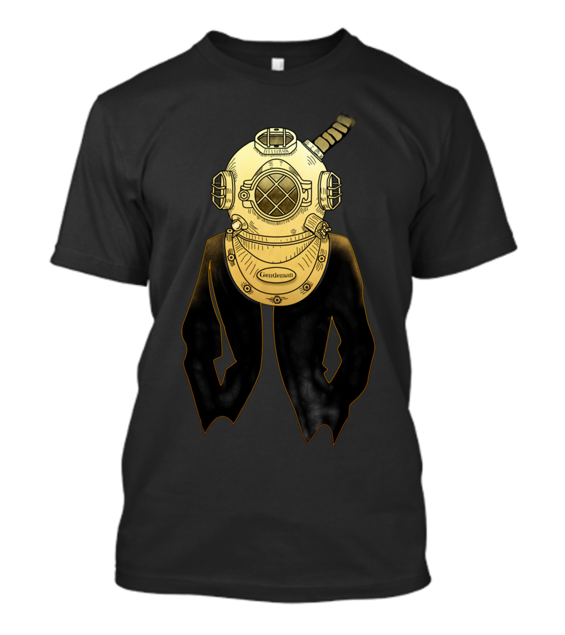 Sea Gentleman Nautical Diver Helmet Adventure T-Shirt
