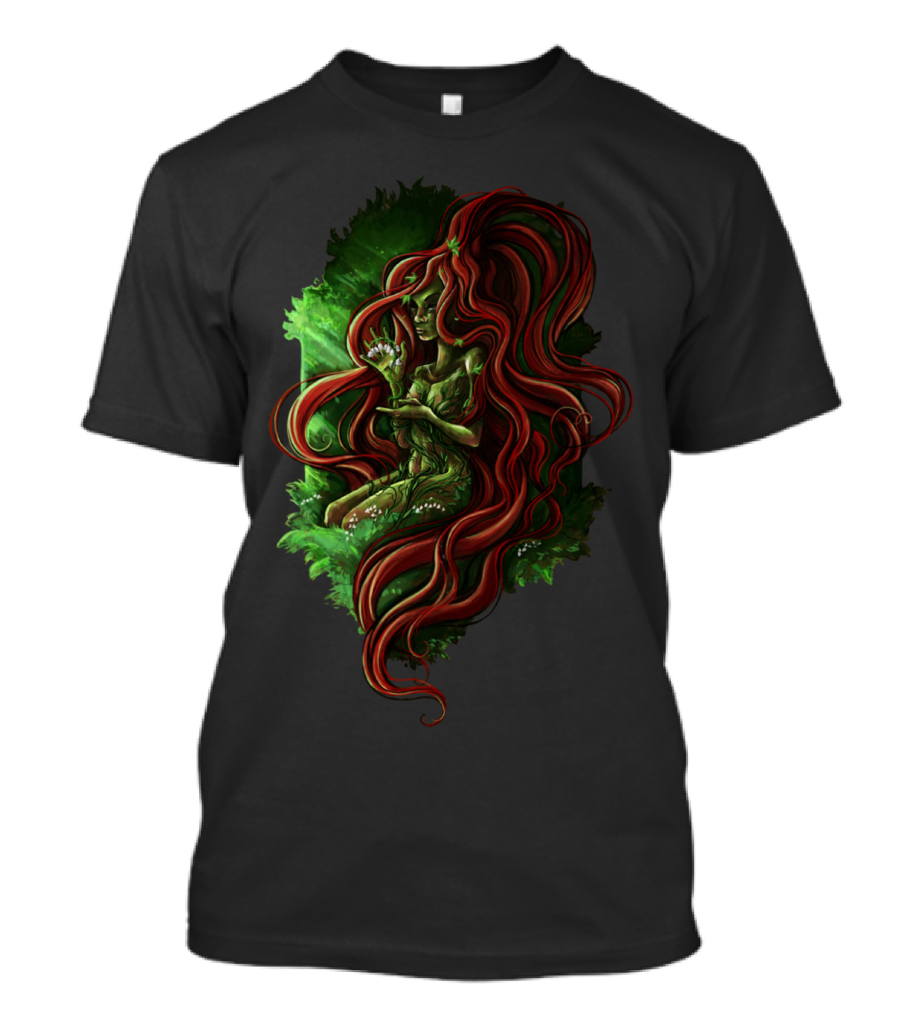 Most Poisonous Flowers Toxic Redhead In Greenery T-Shirt