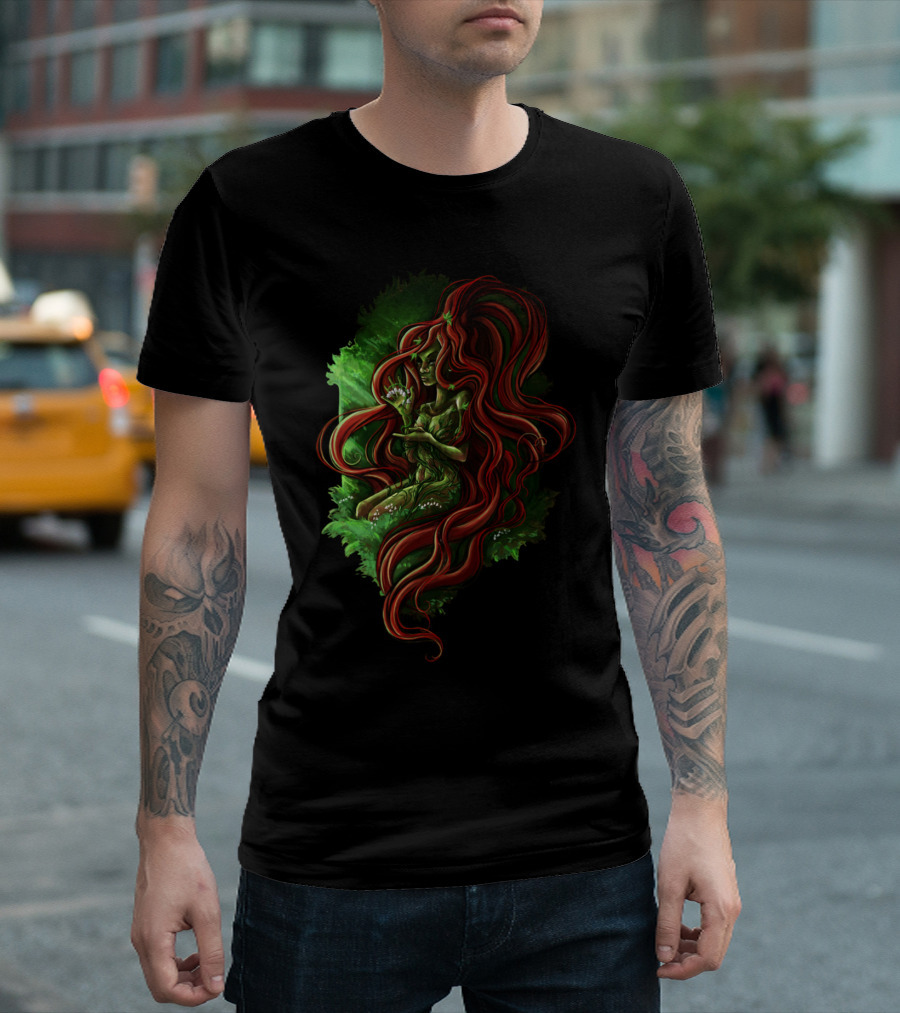 Most Poisonous Flowers Toxic Redhead In Greenery T-Shirt