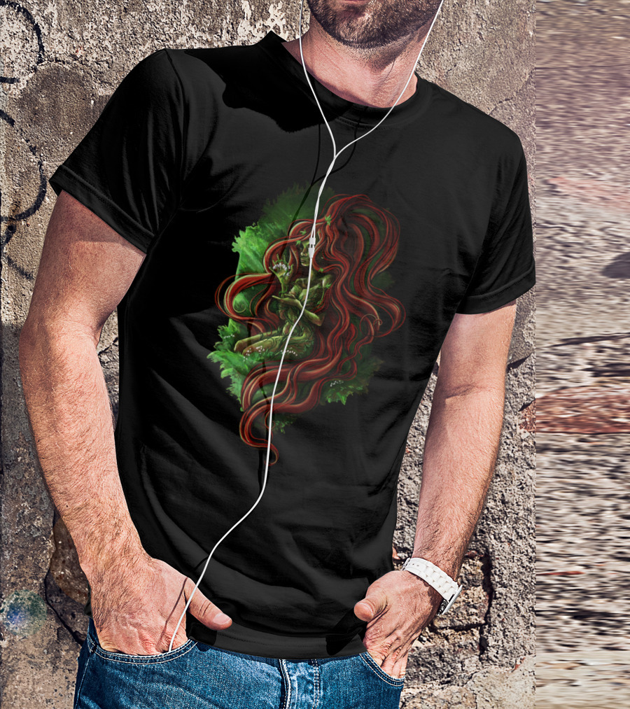 Most Poisonous Flowers Toxic Redhead In Greenery T-Shirt