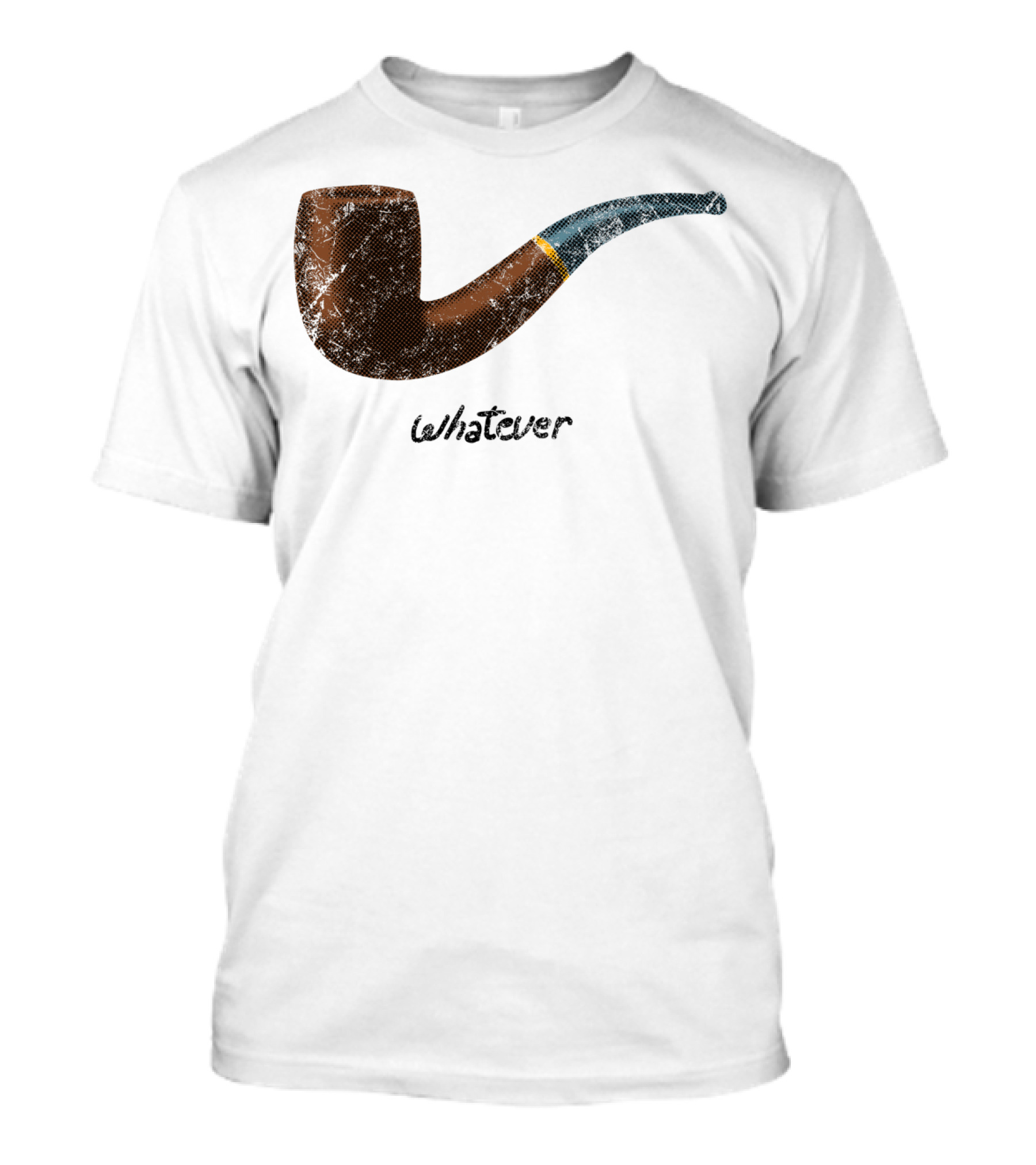 Whatever Pipe Surrealism Magritte Reference T-Shirt