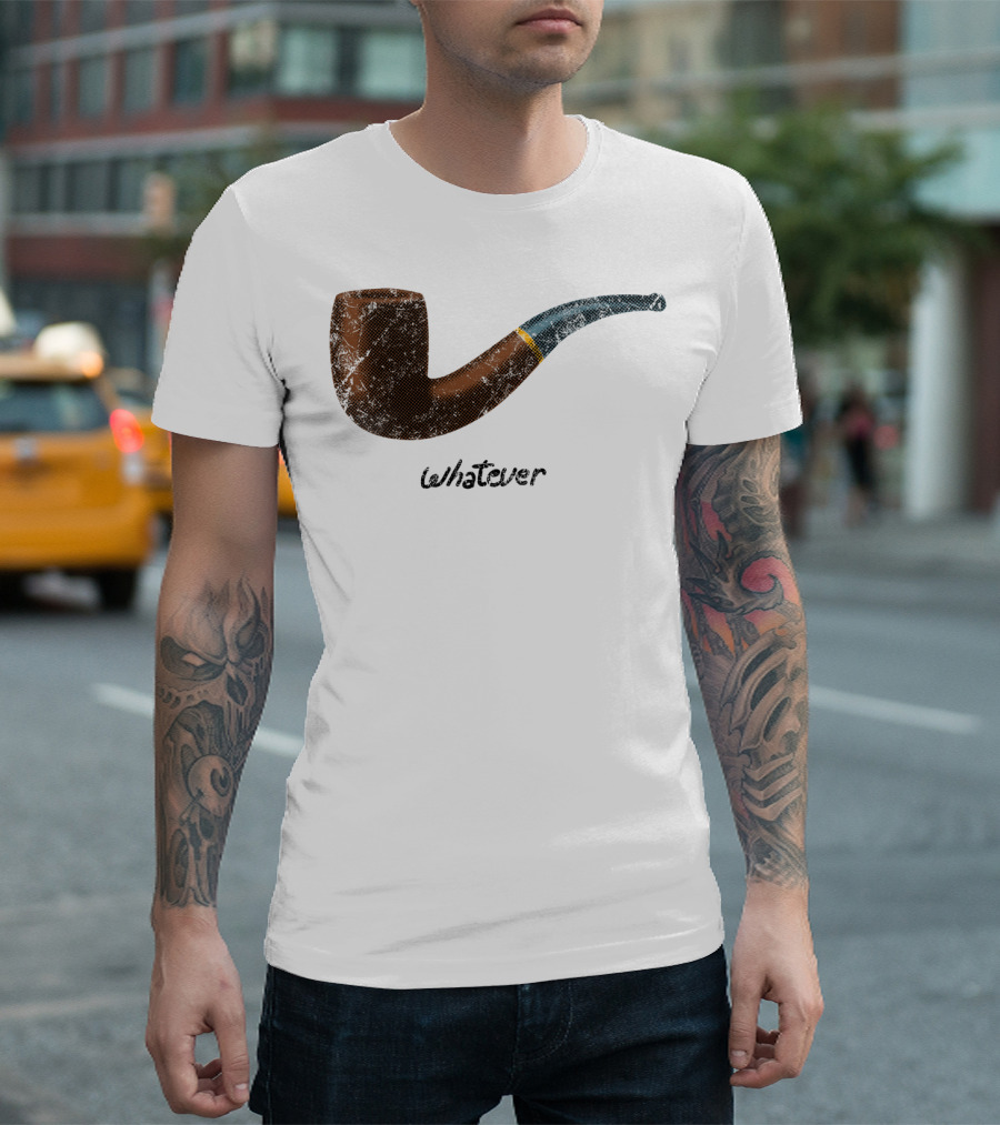 Whatever Pipe Surrealism Magritte Reference T-Shirt