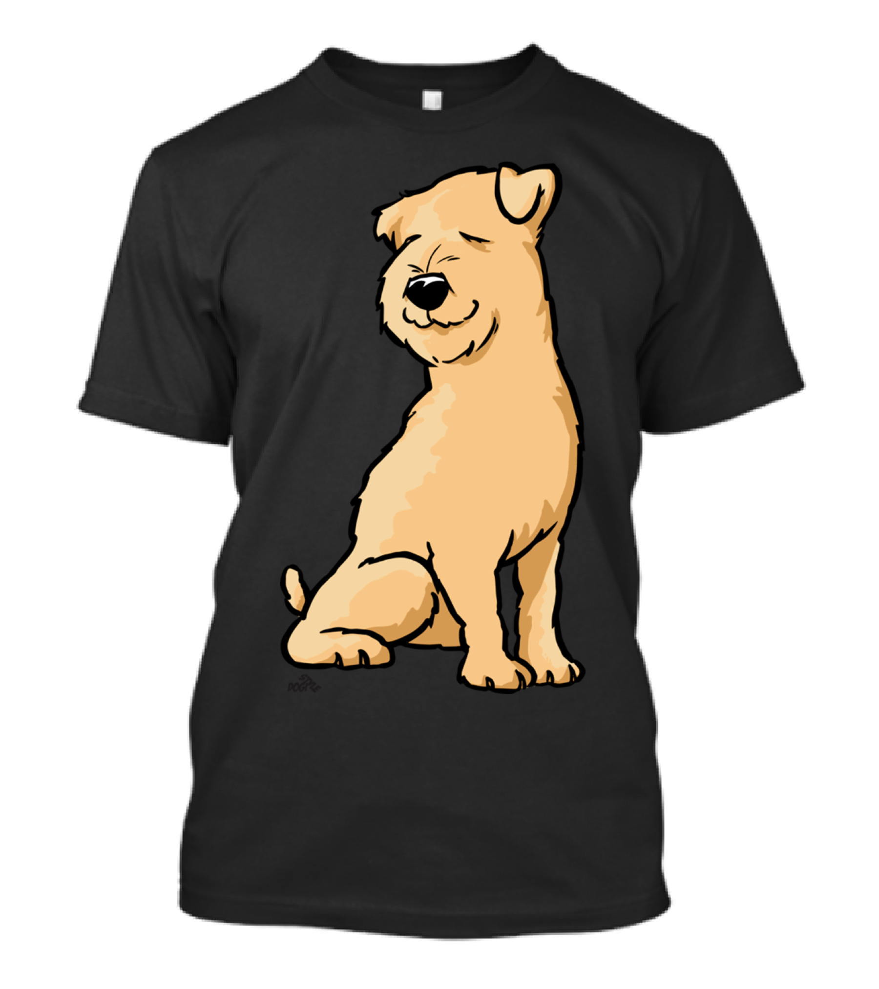 Wheaten Terrier Cartoon Dog T-Shirt