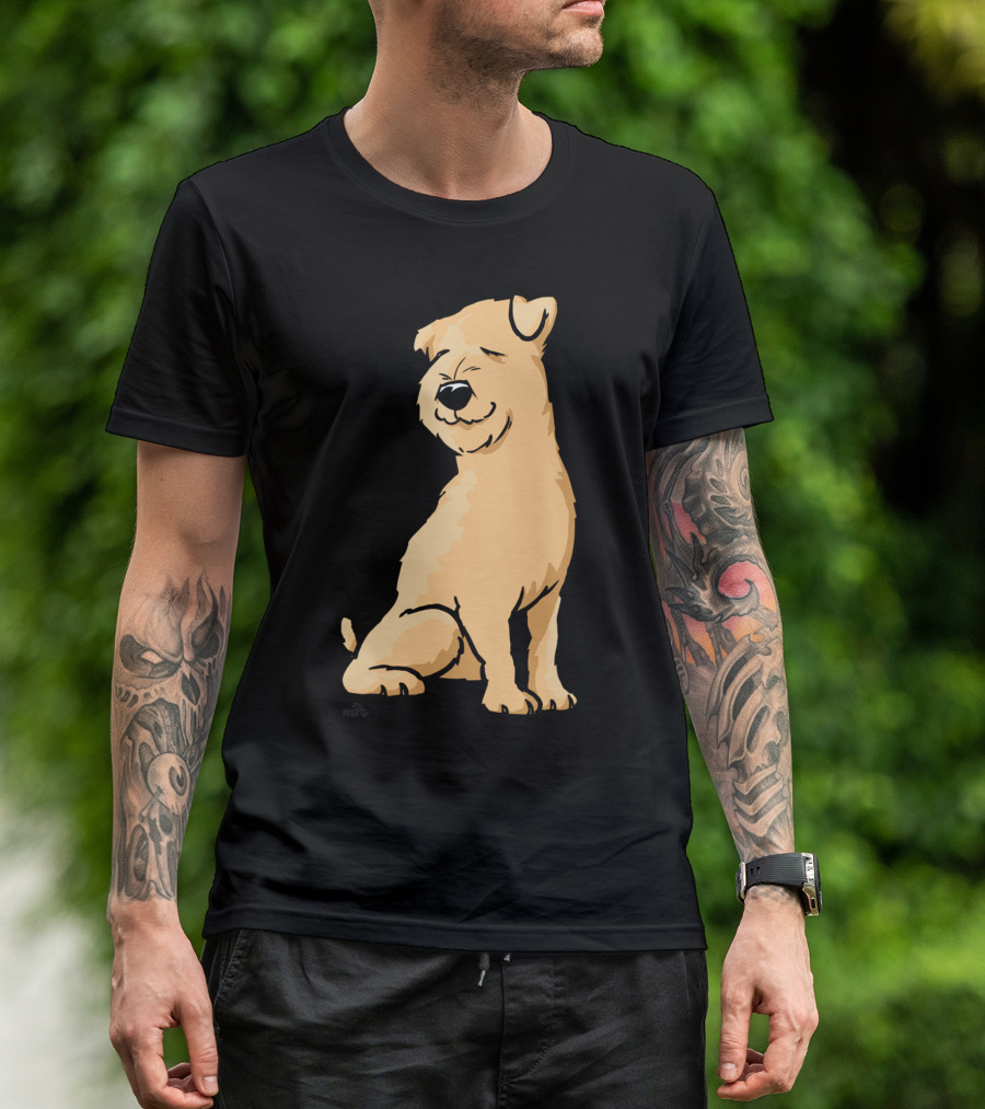 Wheaten Terrier Cartoon Dog T-Shirt