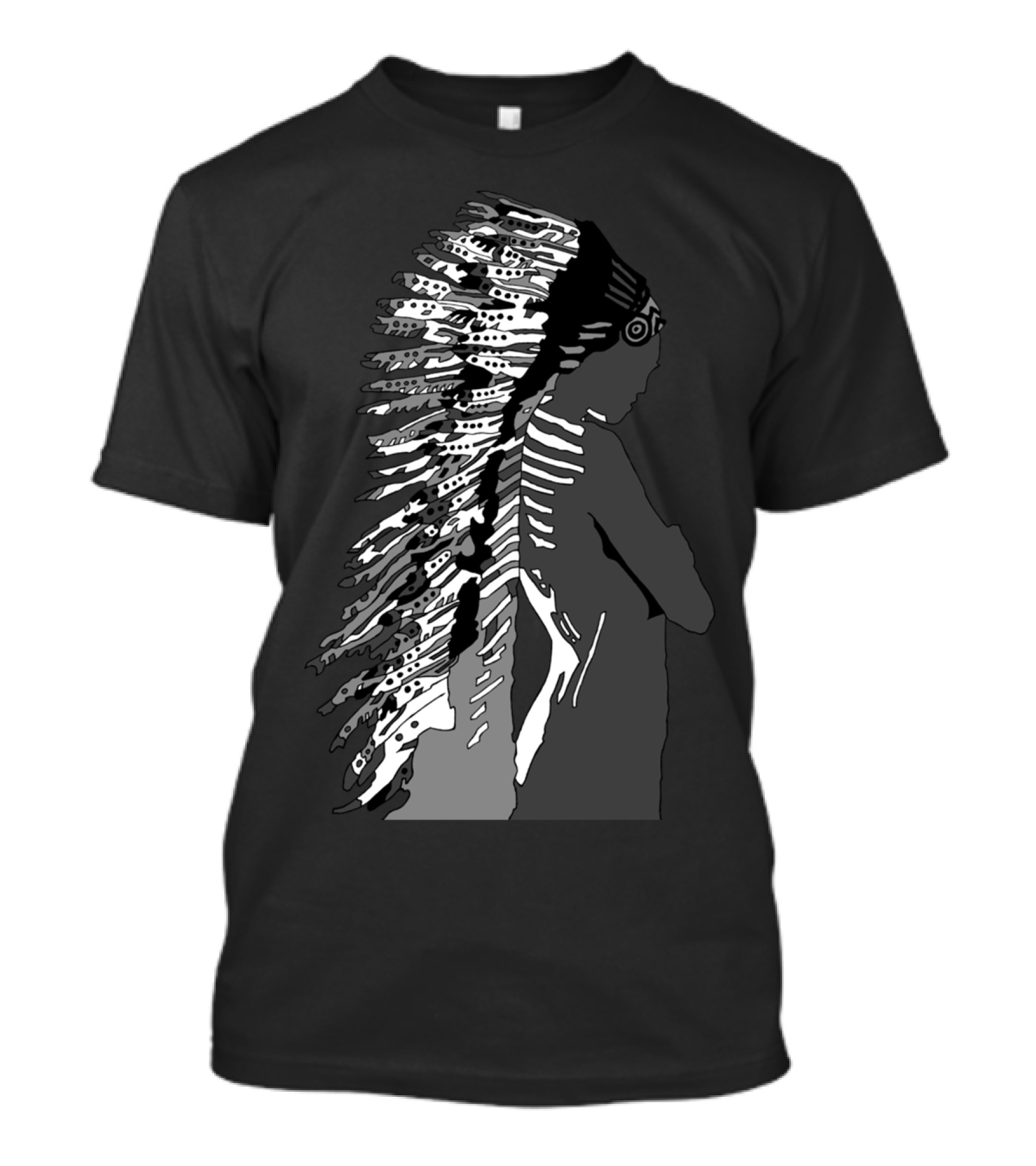 Little Toy Guns Native American Headdress T-Shirt
