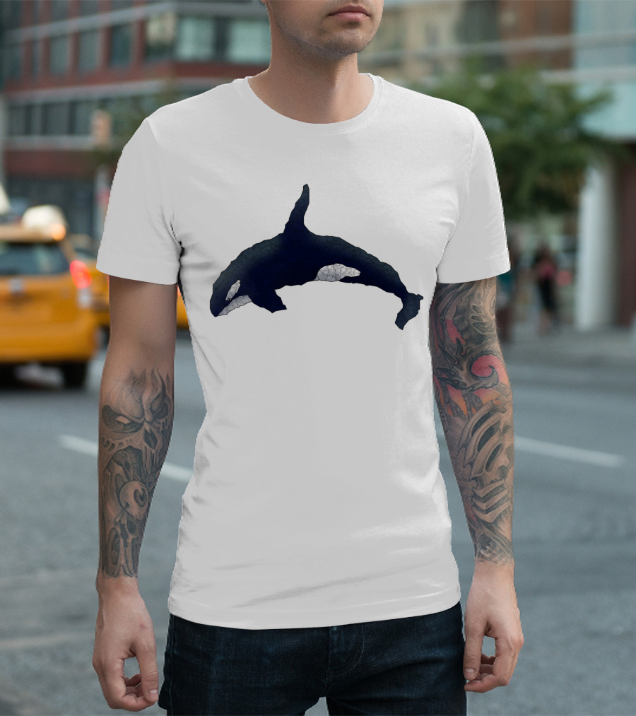 Orca Cracked Texture T-Shirt