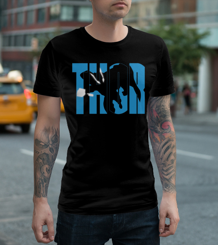 Thor Mjolnir Silhouette Adventure T-Shirt