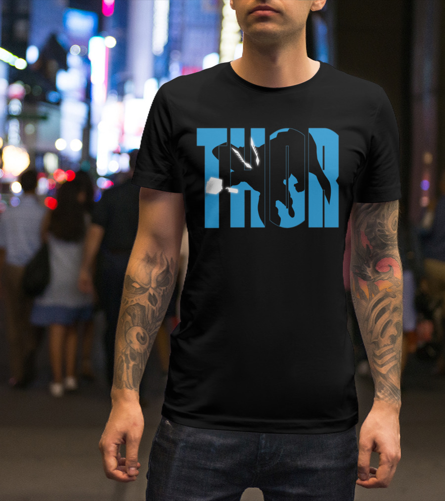 Thor Mjolnir Silhouette Adventure T-Shirt