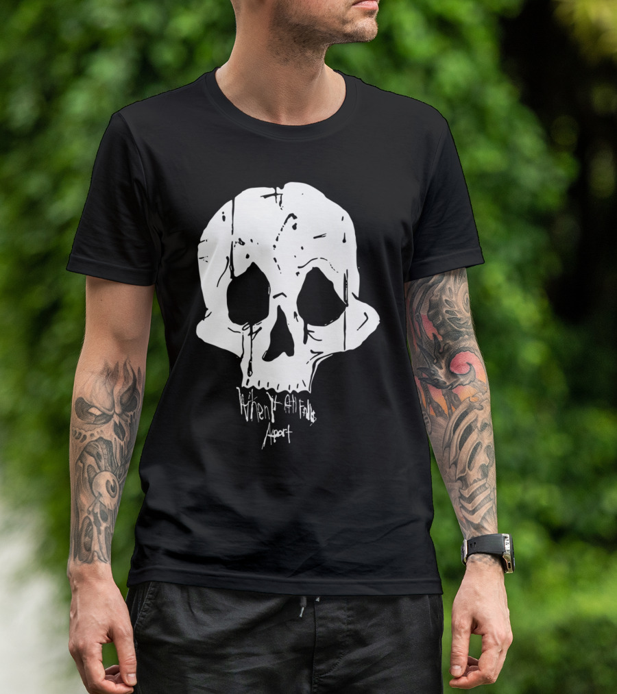 When It All Falls Apart Skull T-Shirt