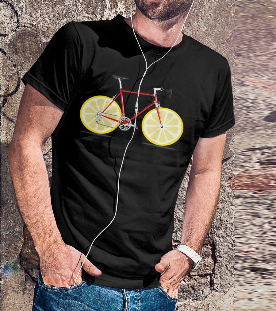 When Life Gives Me Lemons I Go Cycling Lemons Bicycle T-Shirt
