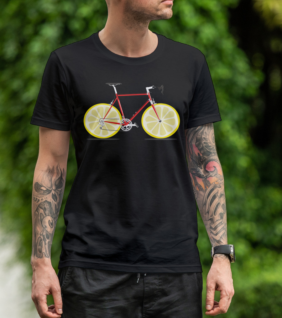 When Life Gives Me Lemons I Go Cycling Lemons Bicycle T-Shirt