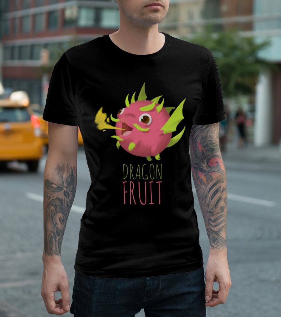Dragon Fruit Fire Breathing Creature T-Shirt