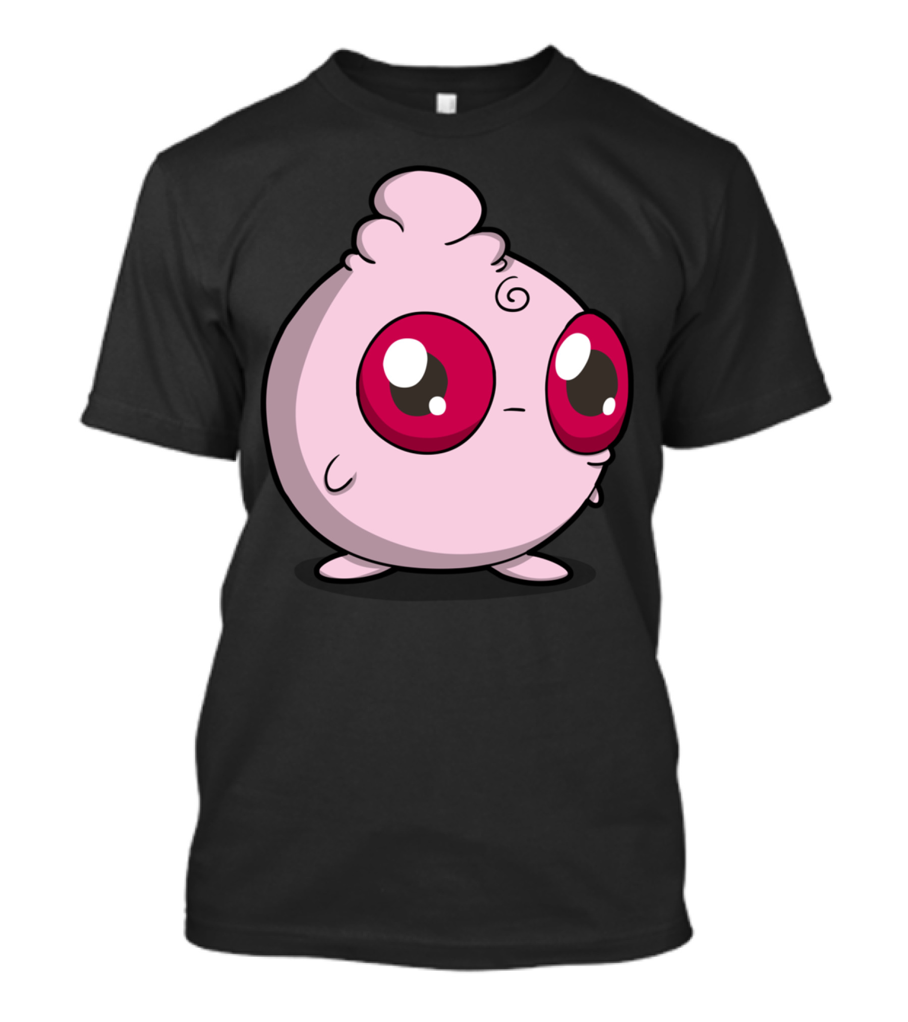 Red Eyes Pink Creature With Large Eyes Character T-Shirt