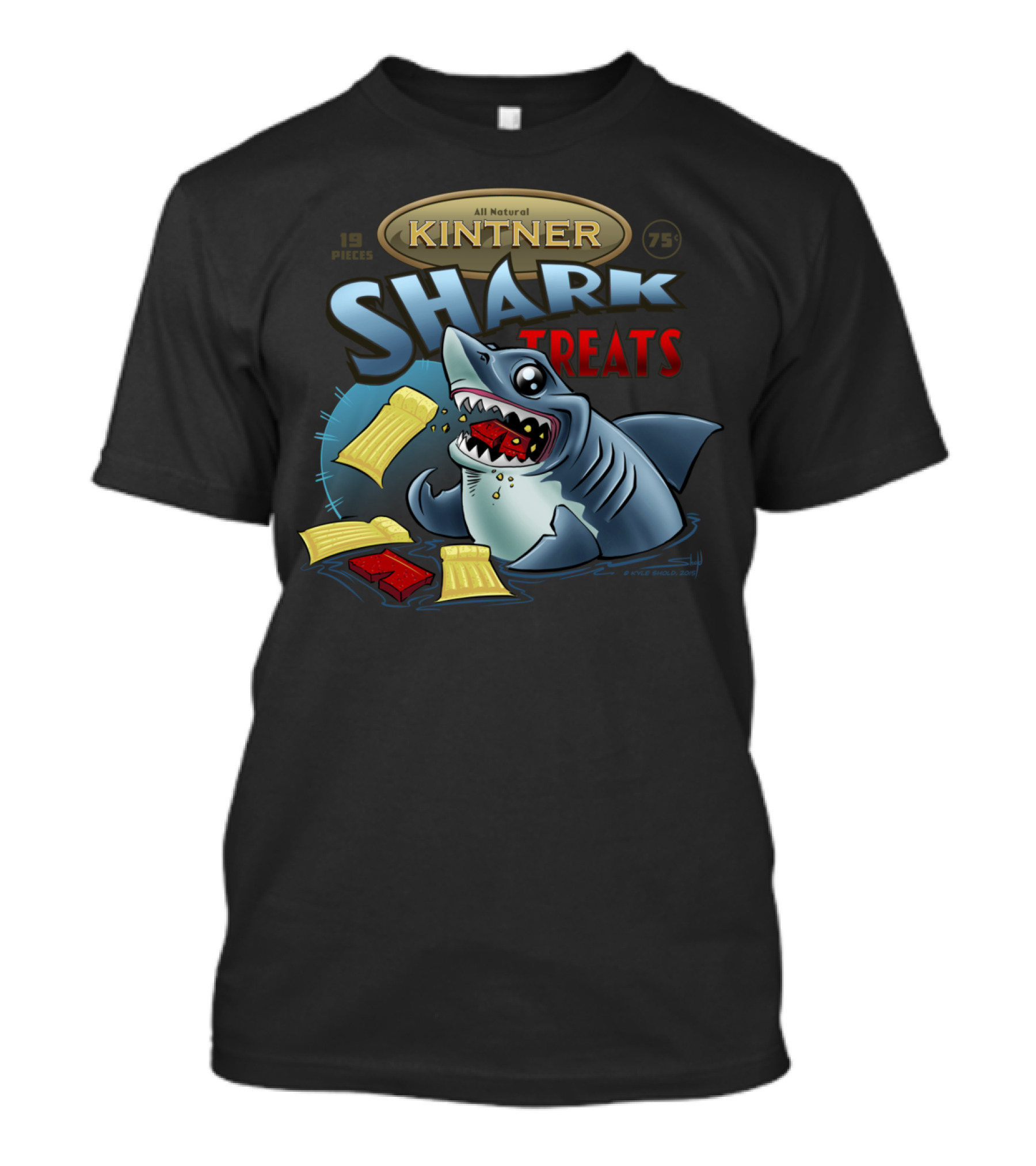 Kintner All Natural 19 Pieces Shark Treats 75¢ T-Shirt
