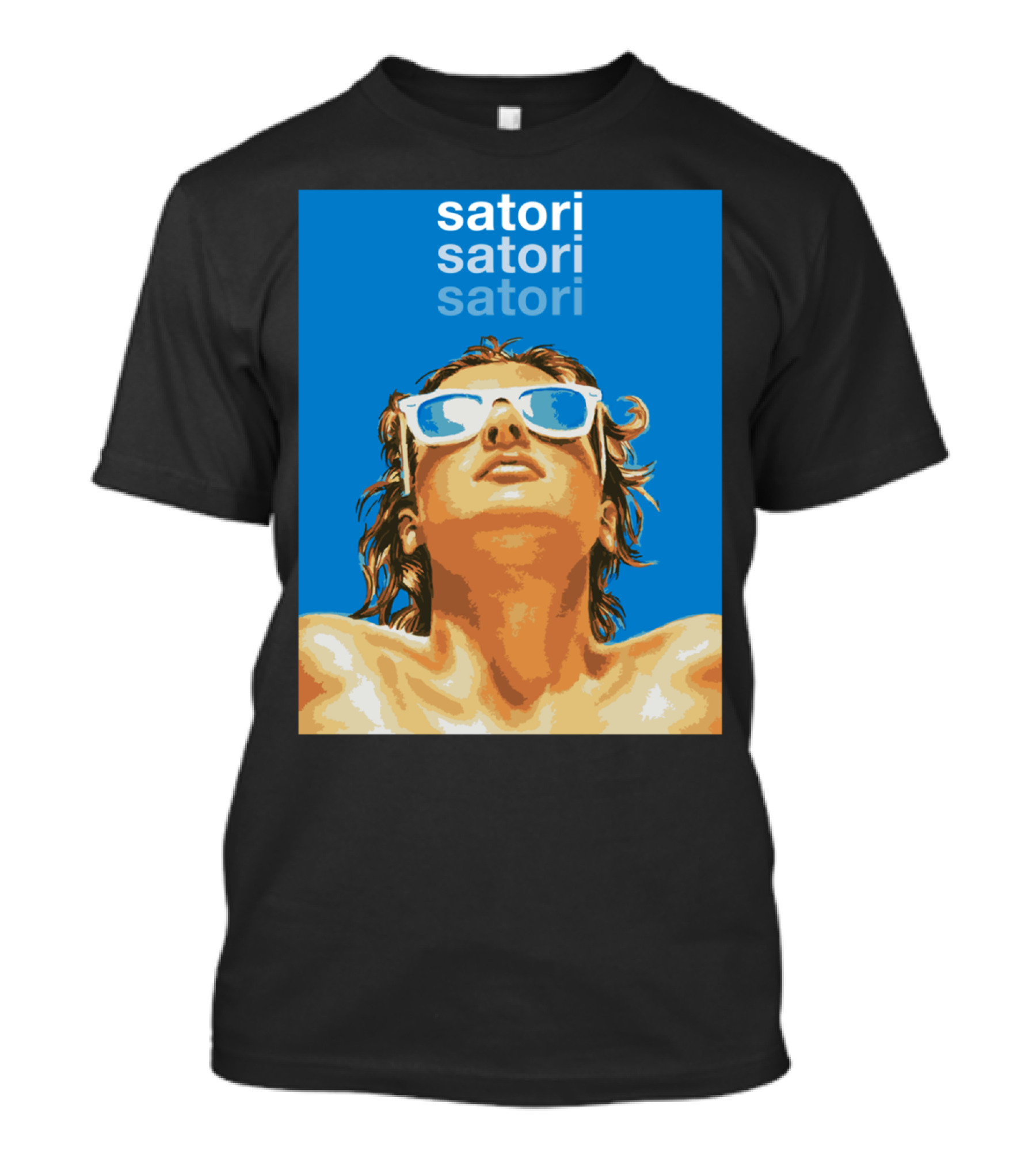 Satori Reflections Blue Sunglasses Pop T-Shirt