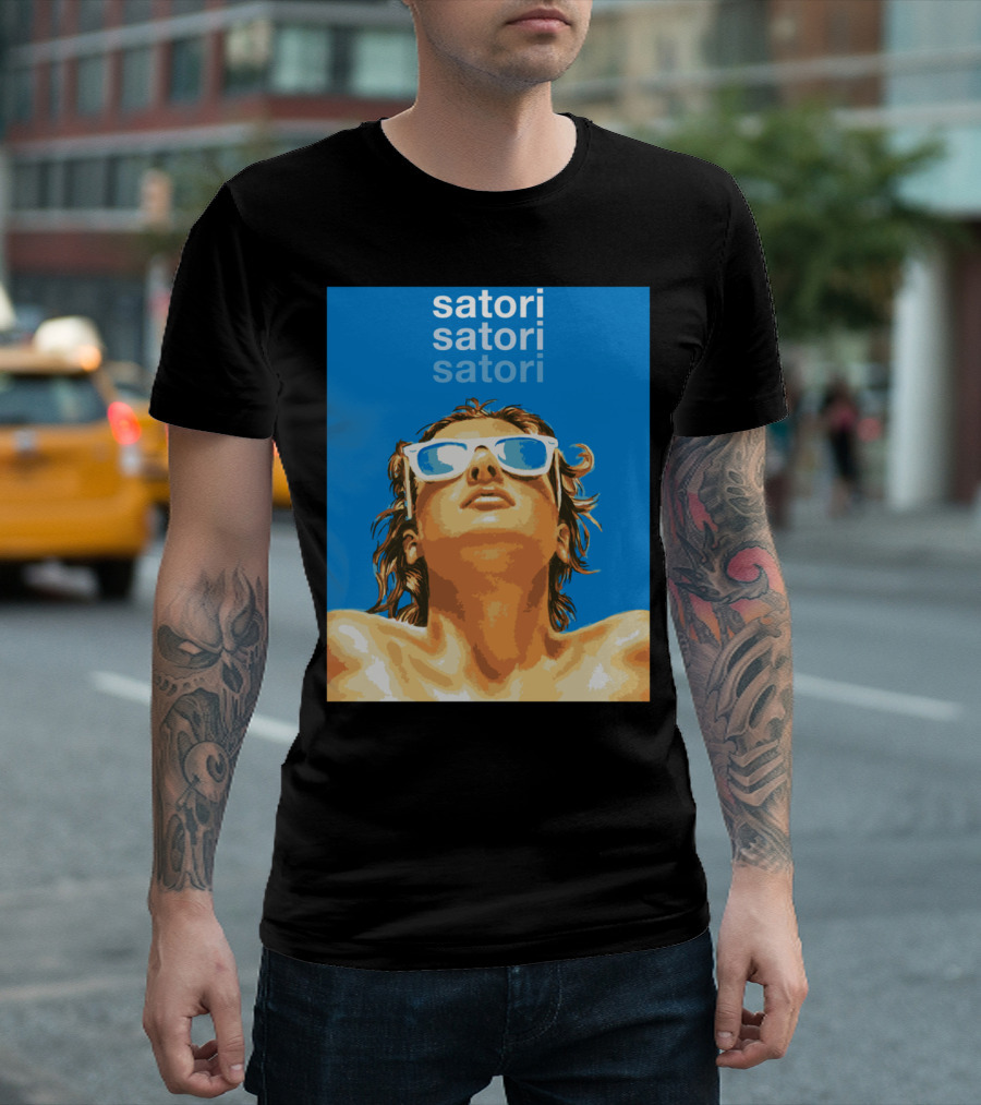Satori Reflections Blue Sunglasses Pop T-Shirt