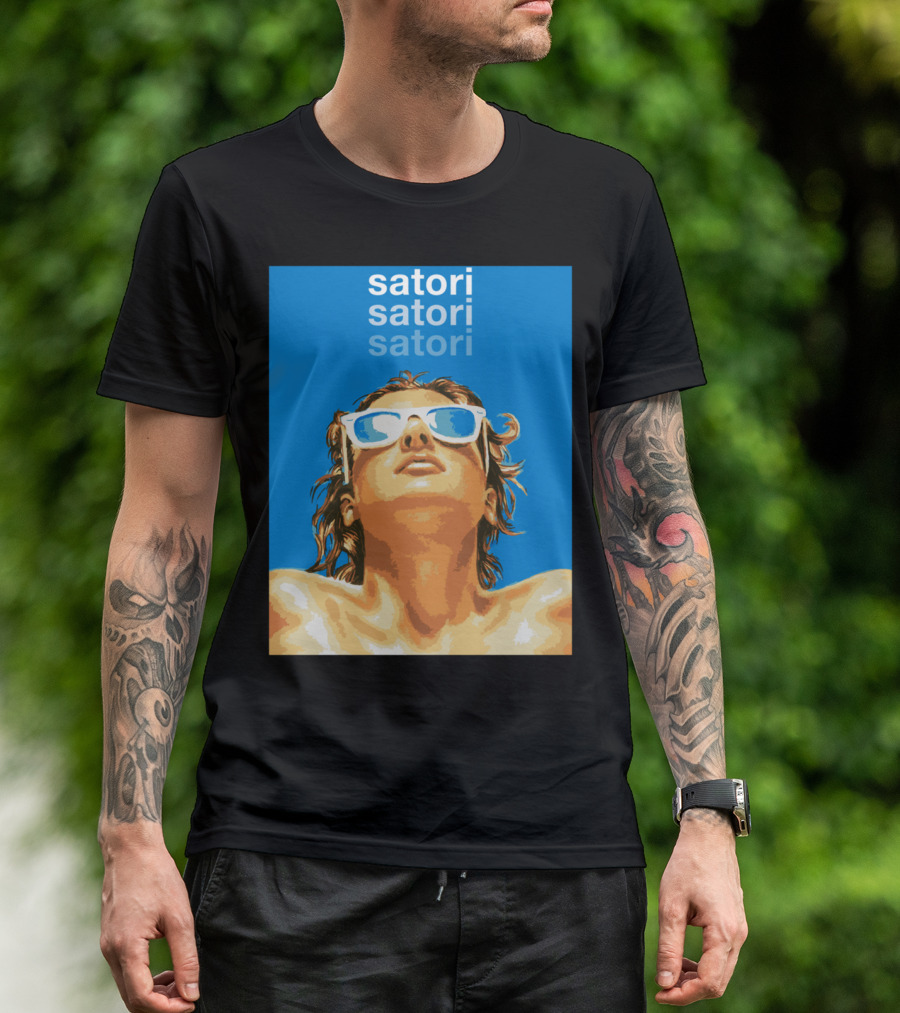 Satori Reflections Blue Sunglasses Pop T-Shirt