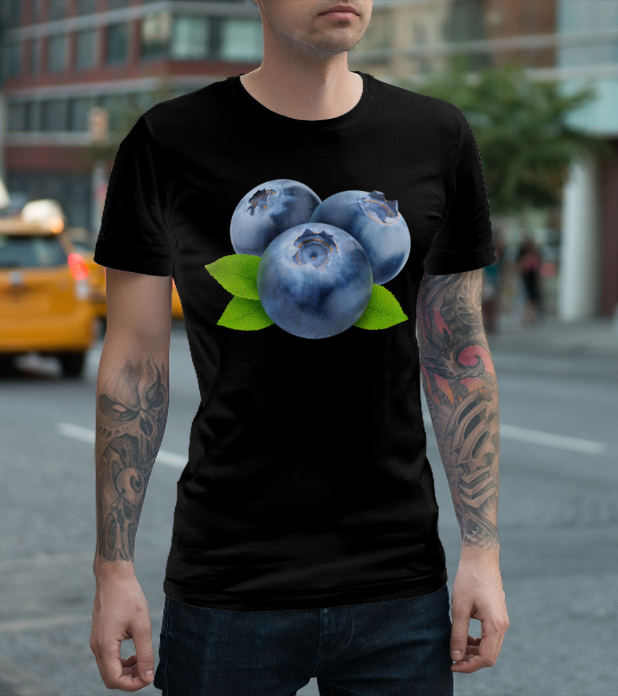 Three Blueberries Trio T-Shirt