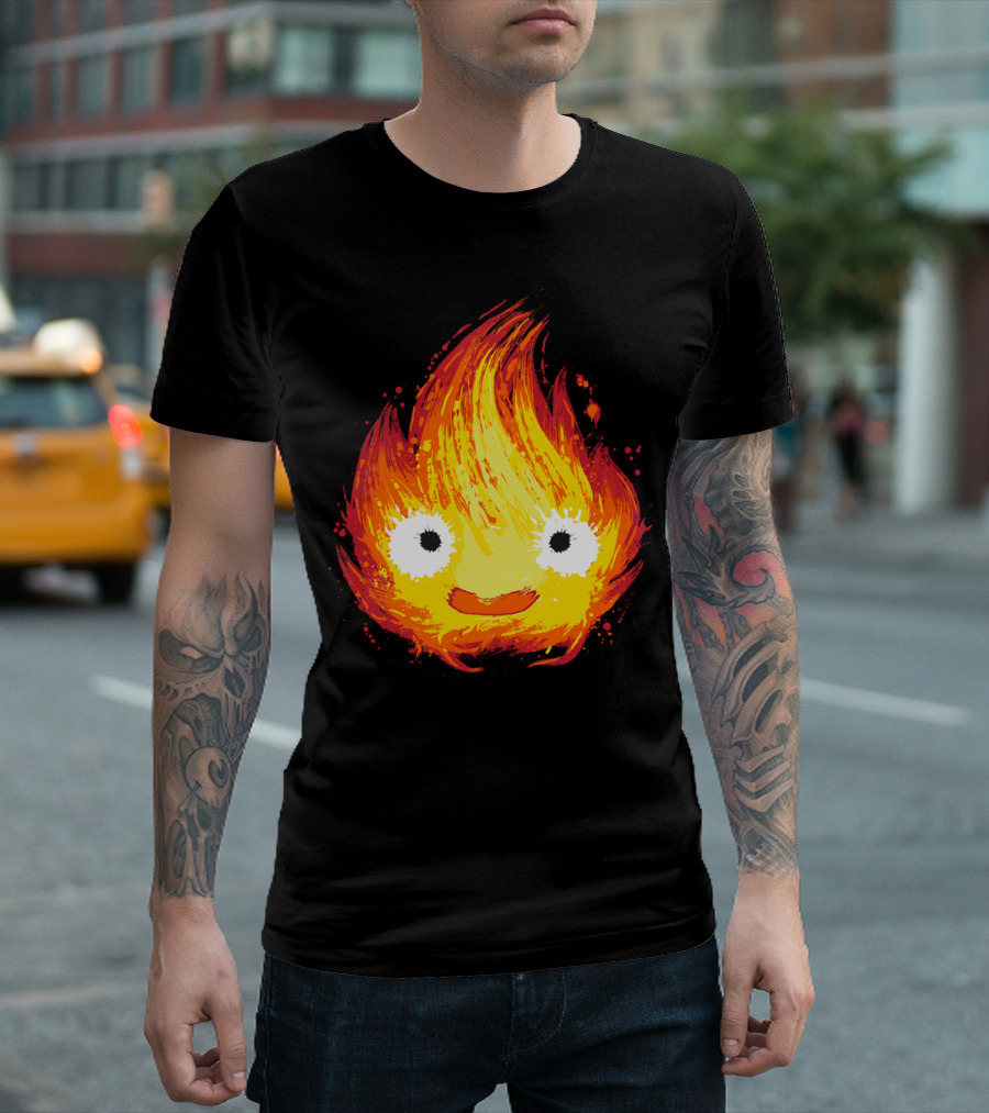 Calcifer Howl's Moving Castle Fire Demon T-Shirt