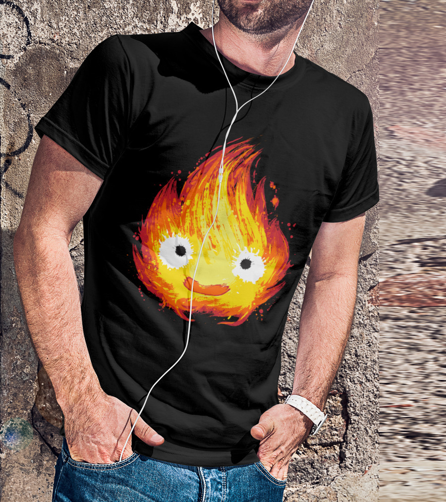 Calcifer Howl's Moving Castle Fire Demon T-Shirt