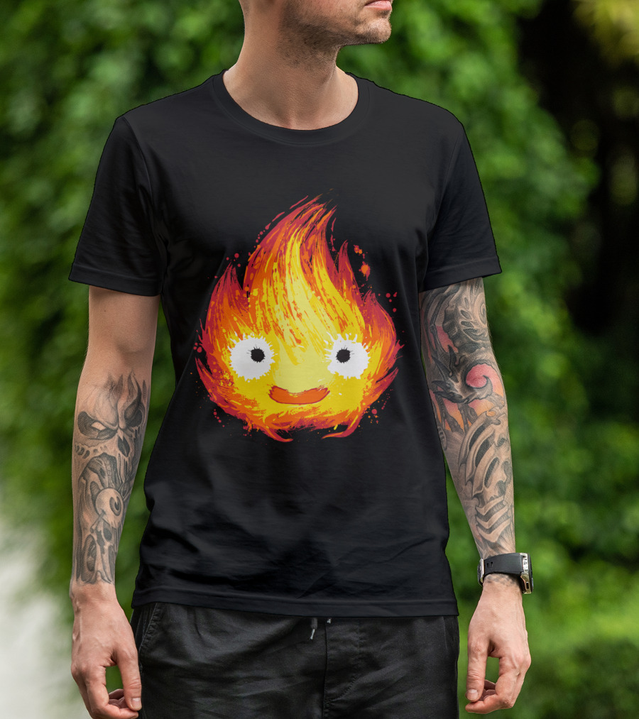 Calcifer Howl's Moving Castle Fire Demon T-Shirt