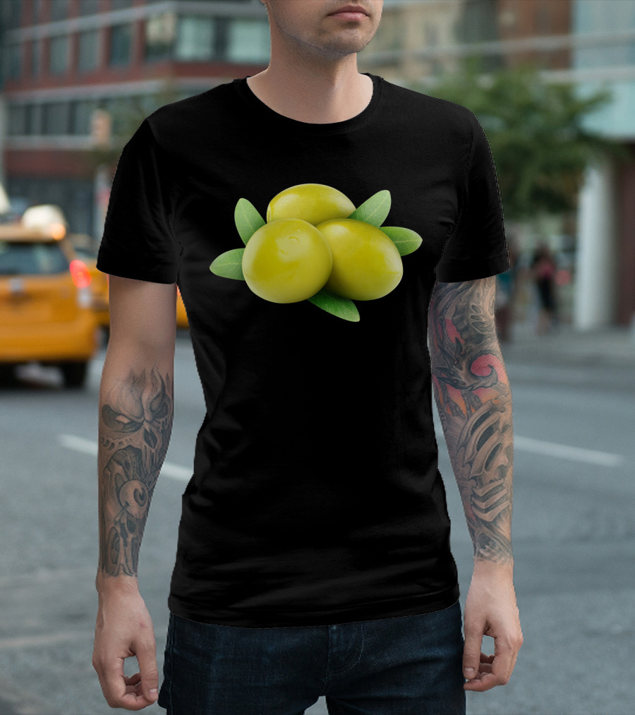 Three Green Olives Trio T-Shirt