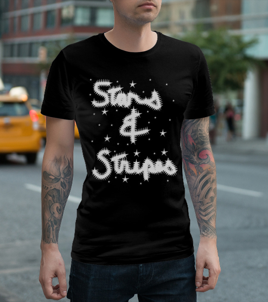 Stars 4 Stripes White T-Shirt