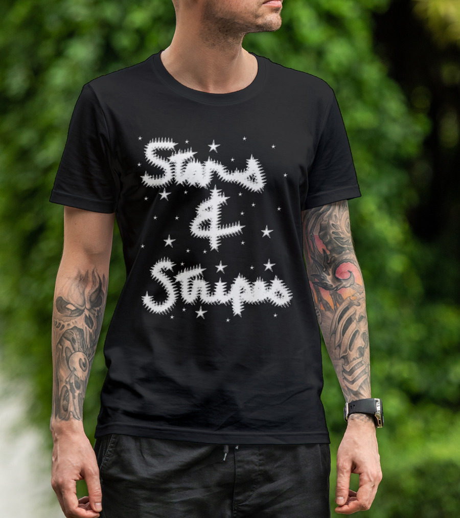 Stars 4 Stripes White T-Shirt