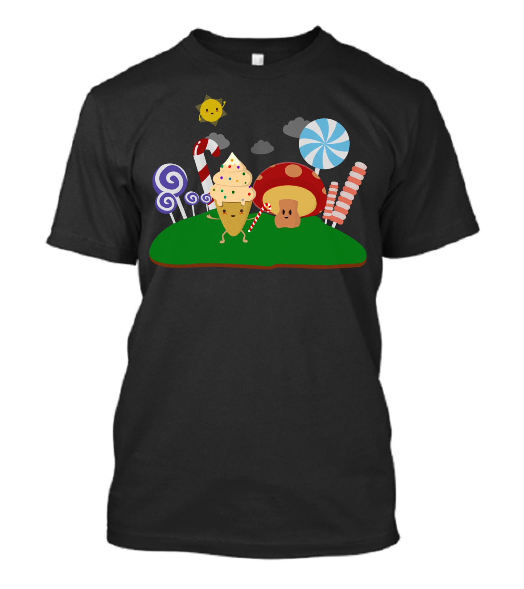 Sweet Cute Adorable Candy Land Food Fantasy Adventure T-Shirt