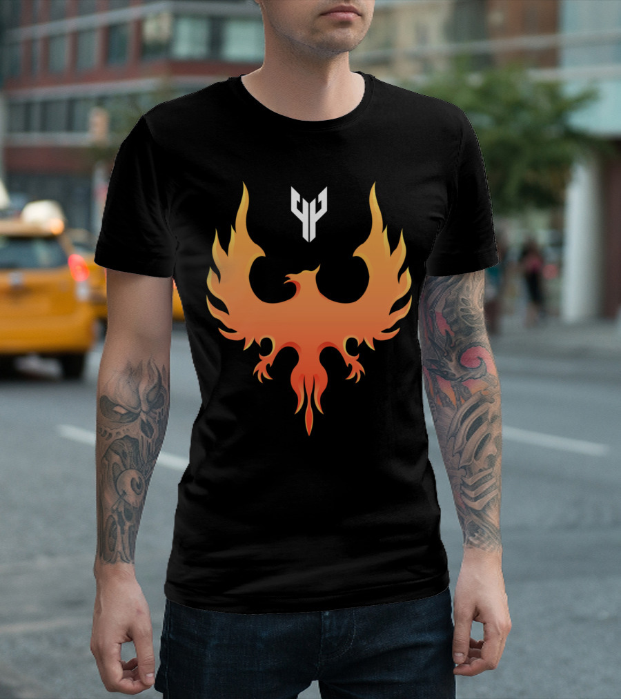 Fire Eagle Valorant Icon Phoenix Flame T-Shirt