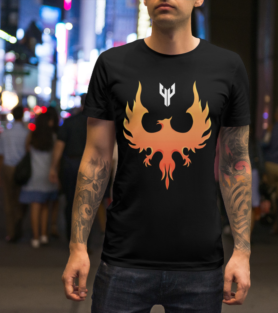 Fire Eagle Valorant Icon Phoenix Flame T-Shirt