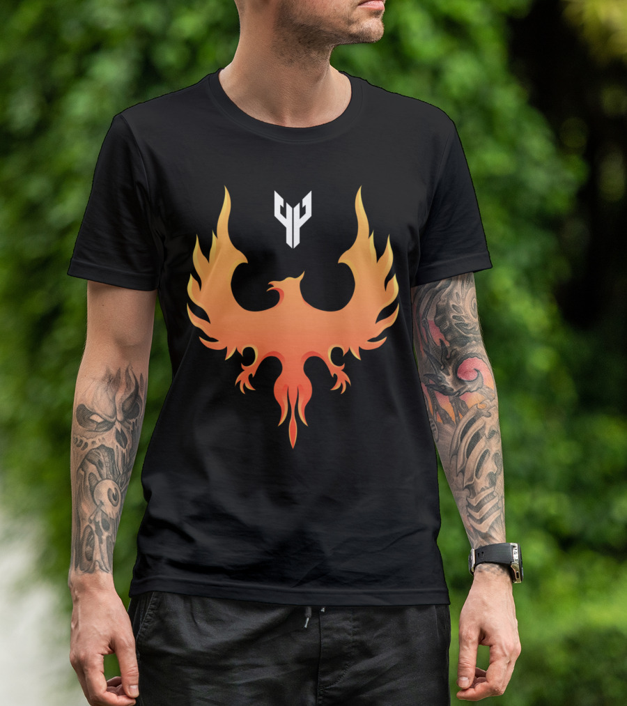 Fire Eagle Valorant Icon Phoenix Flame T-Shirt