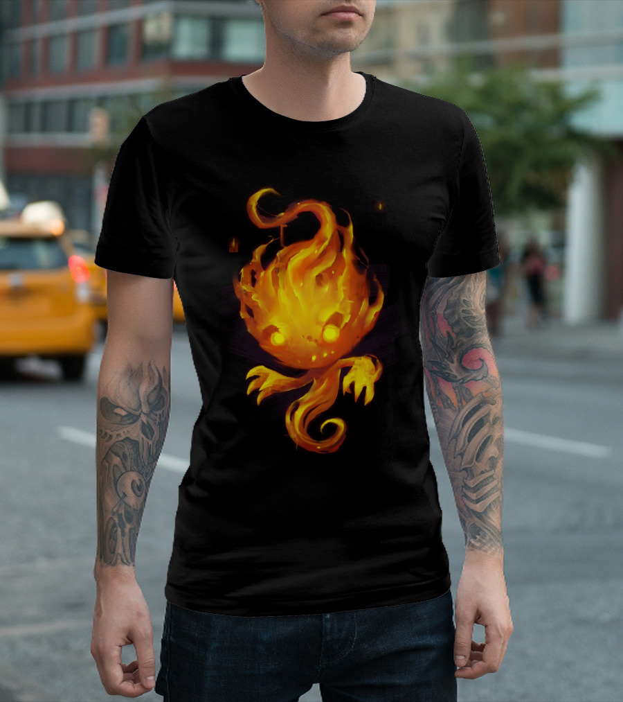 Fire Elemental Flame Creature T-Shirt