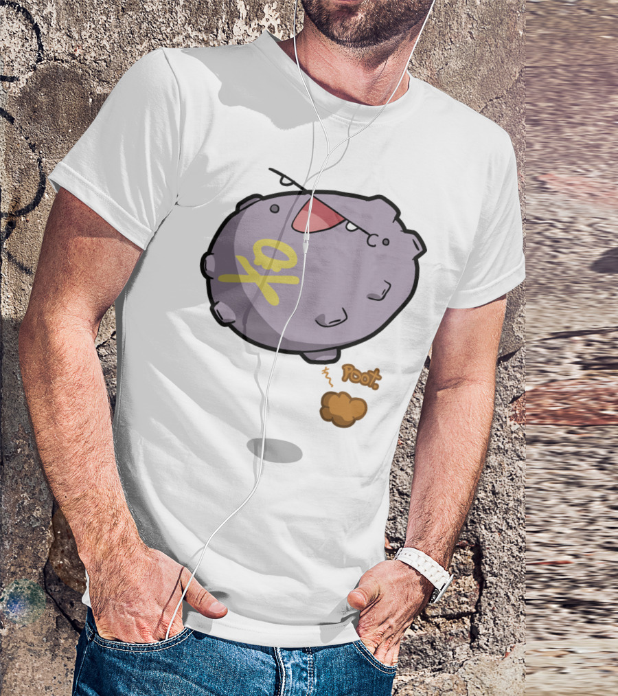 Koffing Poot Parody Cartoon Character T-Shirt