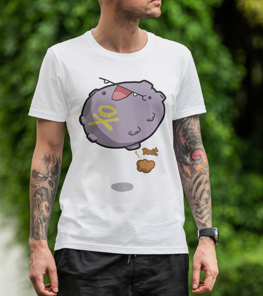 Koffing Poot Parody Cartoon Character T-Shirt