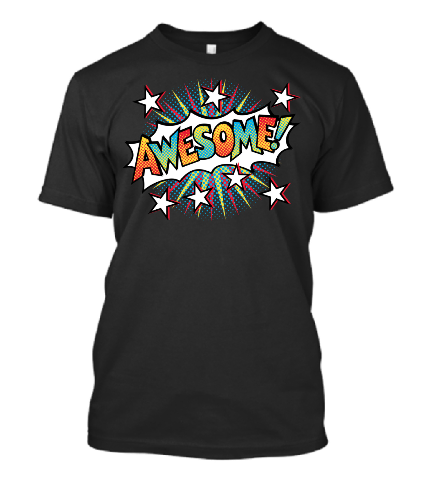 AWESOME Comic Pop Art Burst With Stars T-Shirt