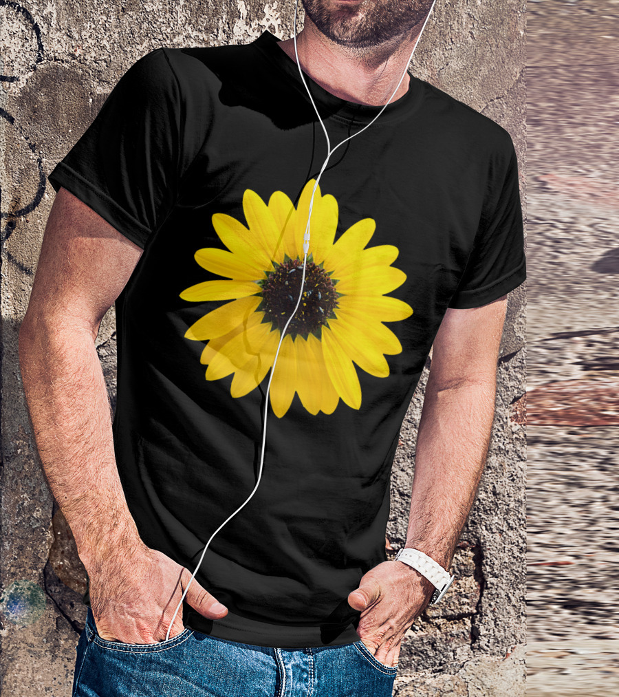 Sunflower Blossom Vibrant Yellow Petals T-Shirt