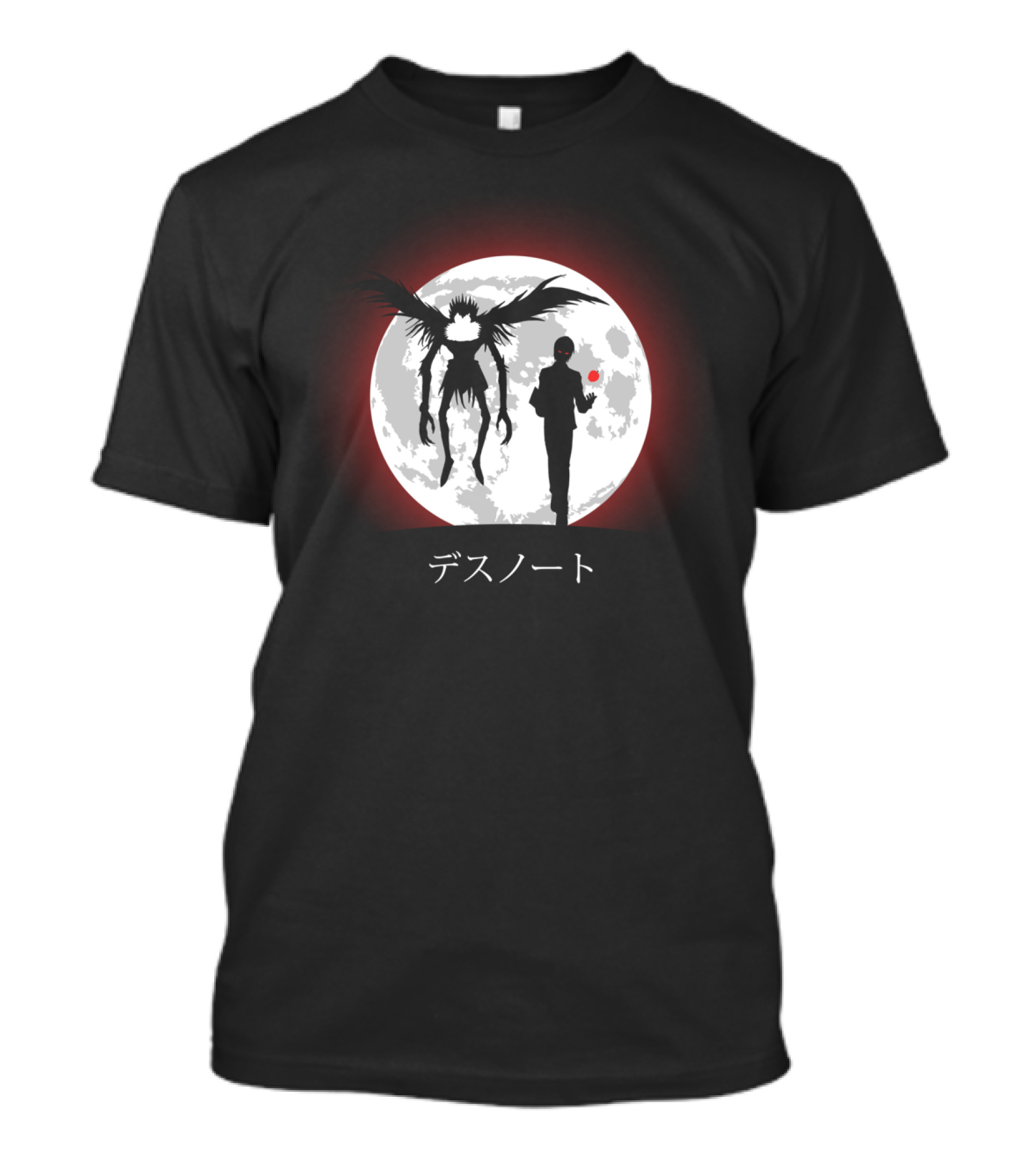 Death Note Silhouette Against Full Moon T-Shirt