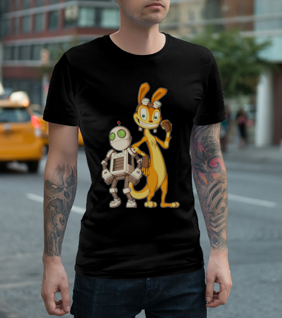 Ottsels and Robots Duo Adventure T-Shirt