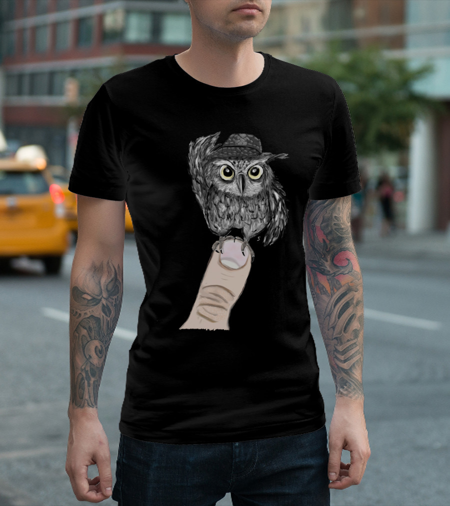 Thumbs Up for Learning with Wise Owl on Finger T-Shirt