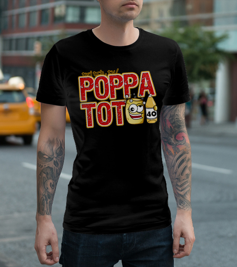 twitch.tv Poppa Tot 40 T-Shirt