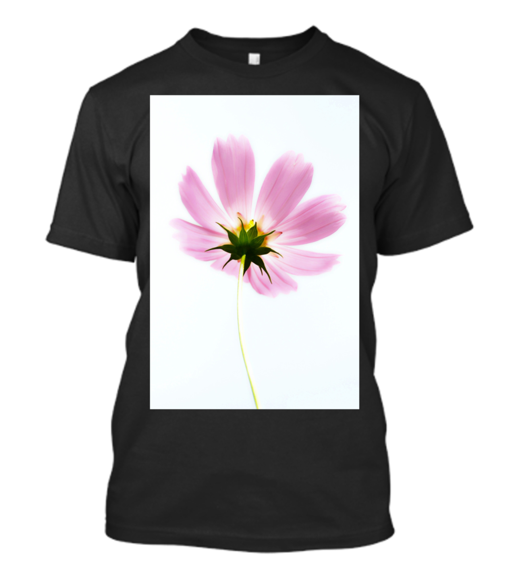 Shades Of Summer By Bl Pink Flower T-Shirt