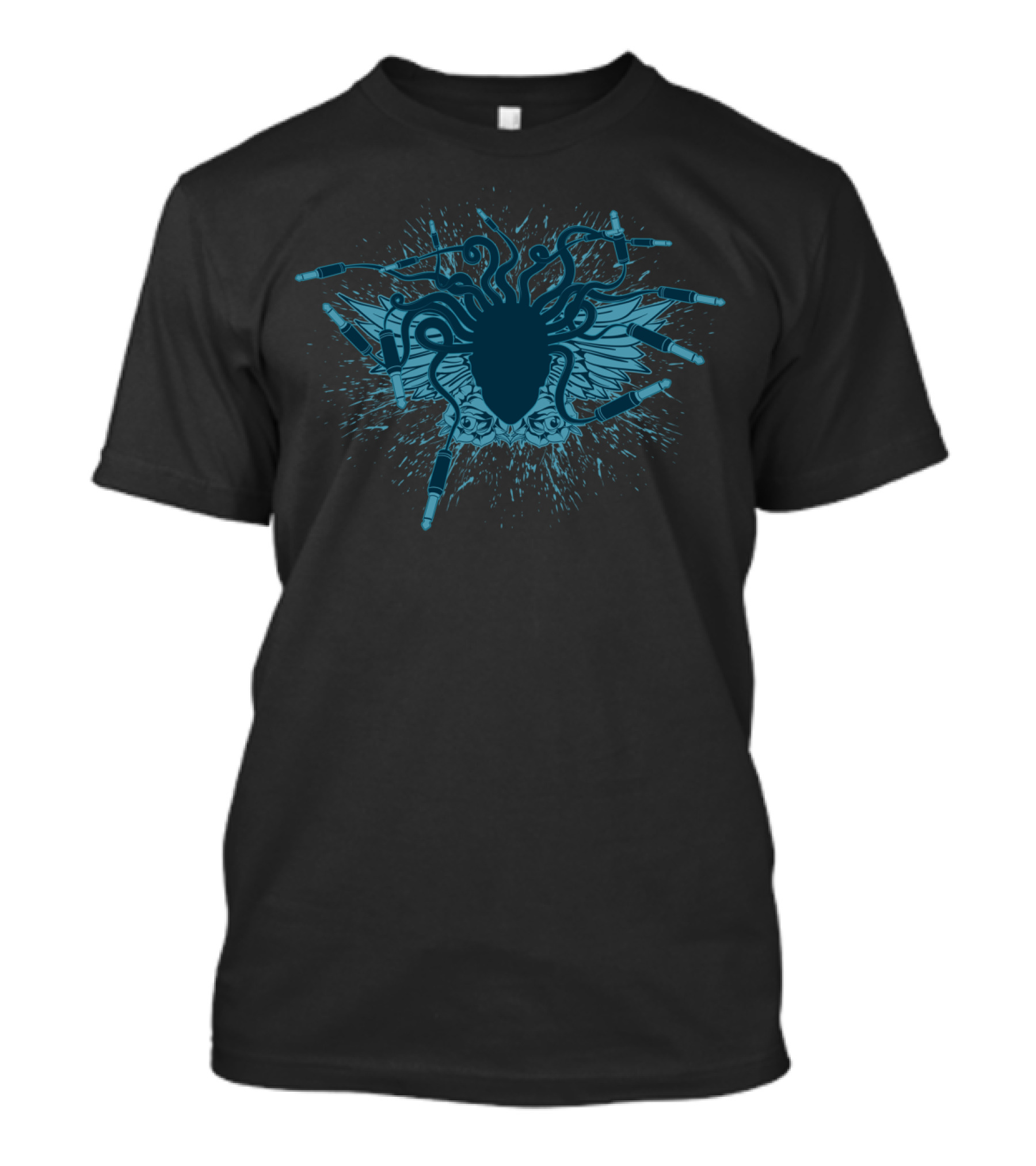 Medusound Audio Cables Serpent Wings Explosion T-Shirt